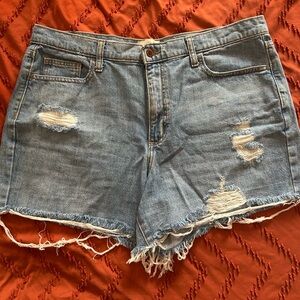Universal Thread Blue Distressed Jean Shorts